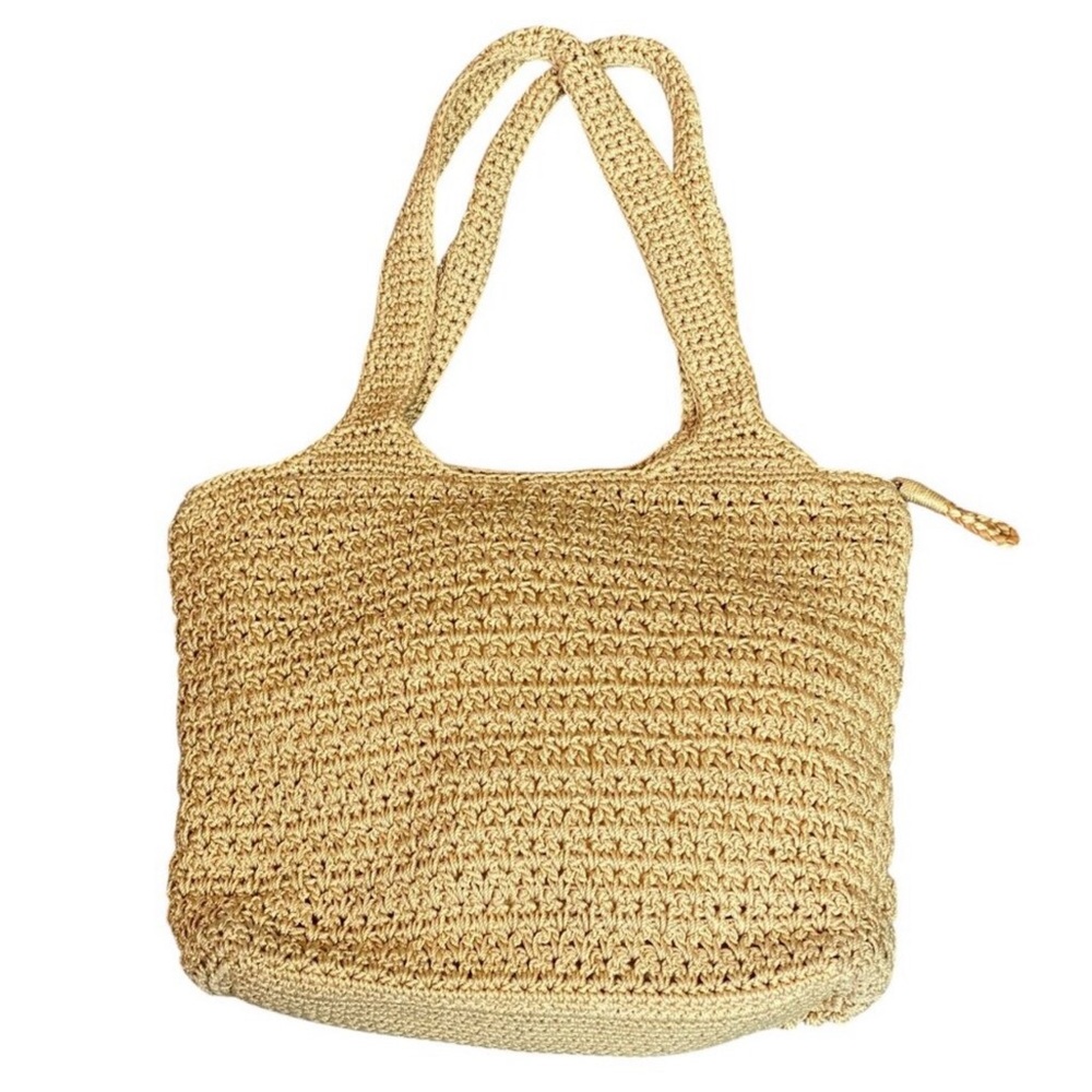 The Sak Cream and Tan Shoulder Bag